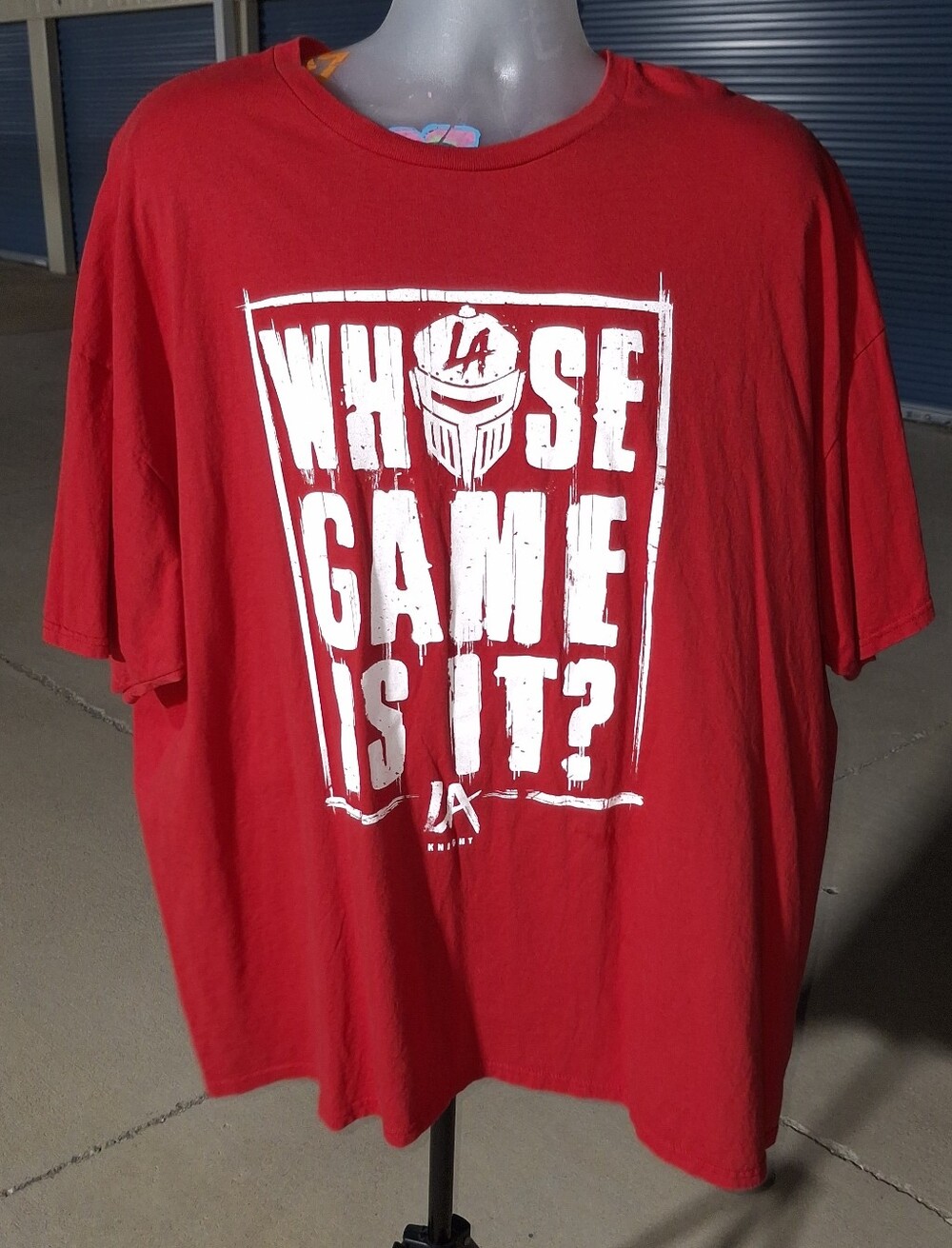 LA Knight Whose Game Is It WRESTLING T Shirt Size 3XL
